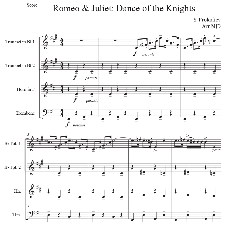 Romeo-Juliet-2-Score-1.png - Brass Quartets, Quintets & More - Mike the Arranger