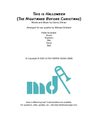 This is Halloween (Sax Quartet)