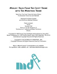 Tales from the Crypt & The Theme from The Munsters